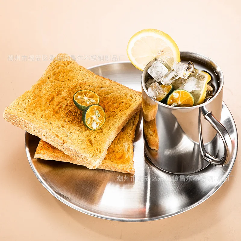 220 مللي/300 مللي مخصص كوب من الفولاذ المقاوم للصدأ فنجان القهوة التخييم القدح تخصيص فنجان القهوة المعدنية المحمولة كوب حليب السفر كوب خارجي #3