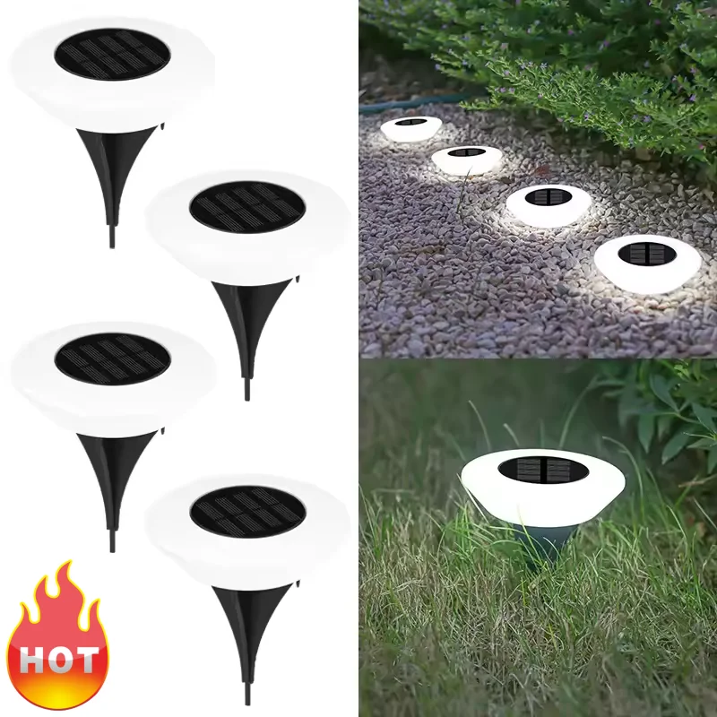 Solar Lichter LED Rasen Lampe Im Freien Stehlampe Landschaft Licht Ein/Aus Für Garten Pathway Yard Deck Camping Praktische dekor Neue