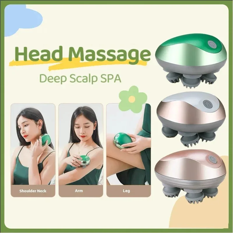 Massaggiatore per testa di gatto intelligente Dispositivo per la cura degli animali Copricapo rilassante per cani gatti con tocco confortevole Essenziale per la casa