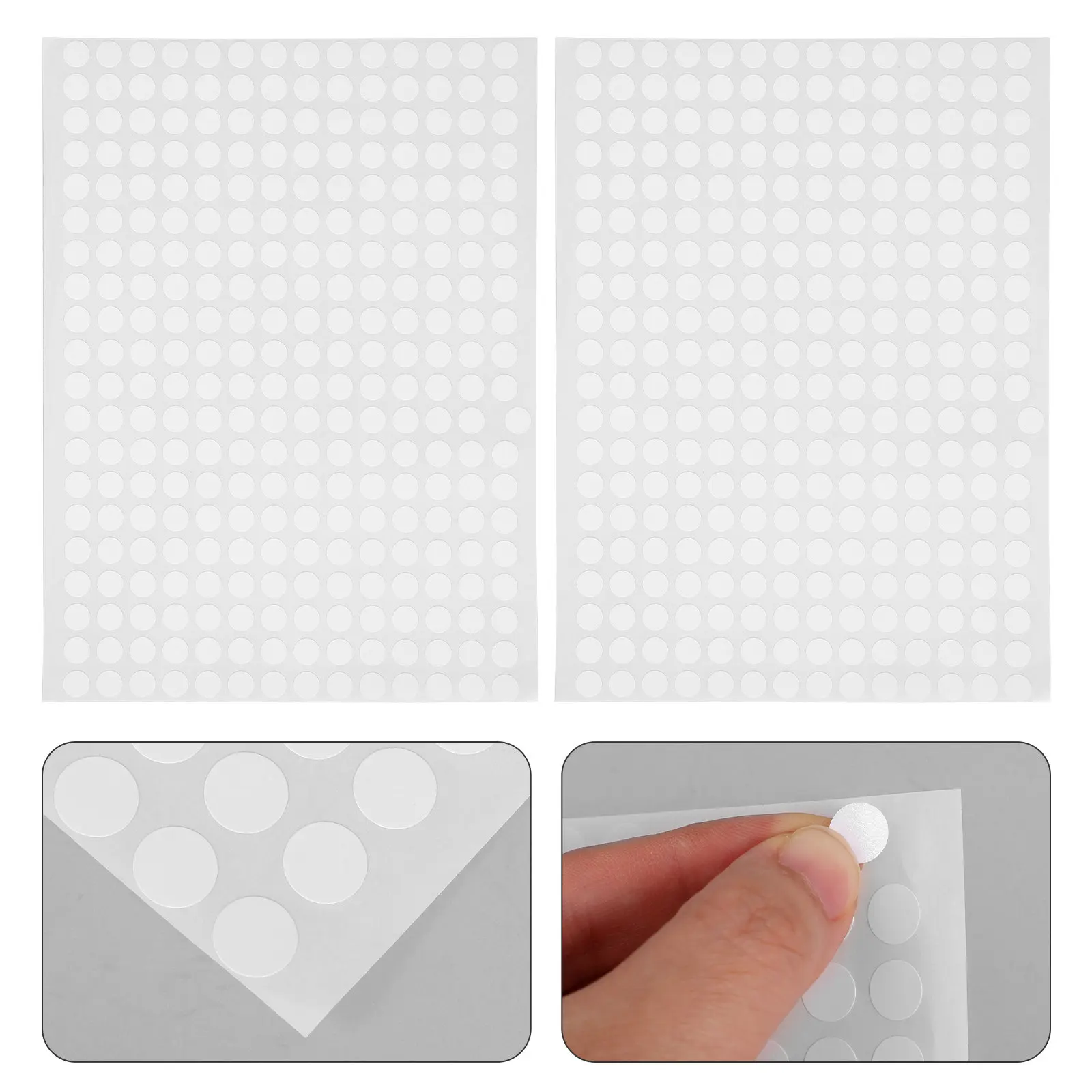 

10 Sheets Circle Dot Stickers Blank Self Adhesive Labels for Food Containers Bottles Classification Home Office School Round