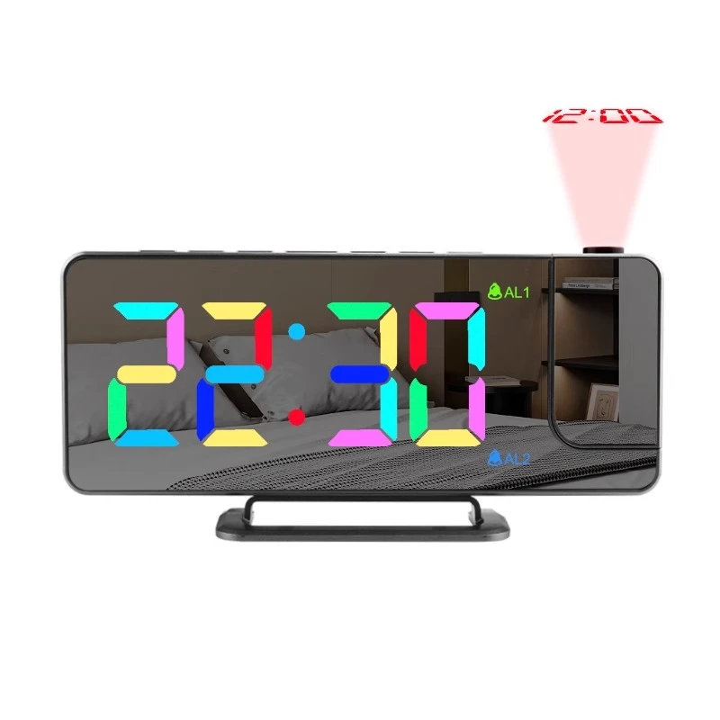 Zegar Ścienny Square Security Youth Fashion Unique Luxury Decoration Digital Clock Aesthetic Modern Orologio Parete Home Decor