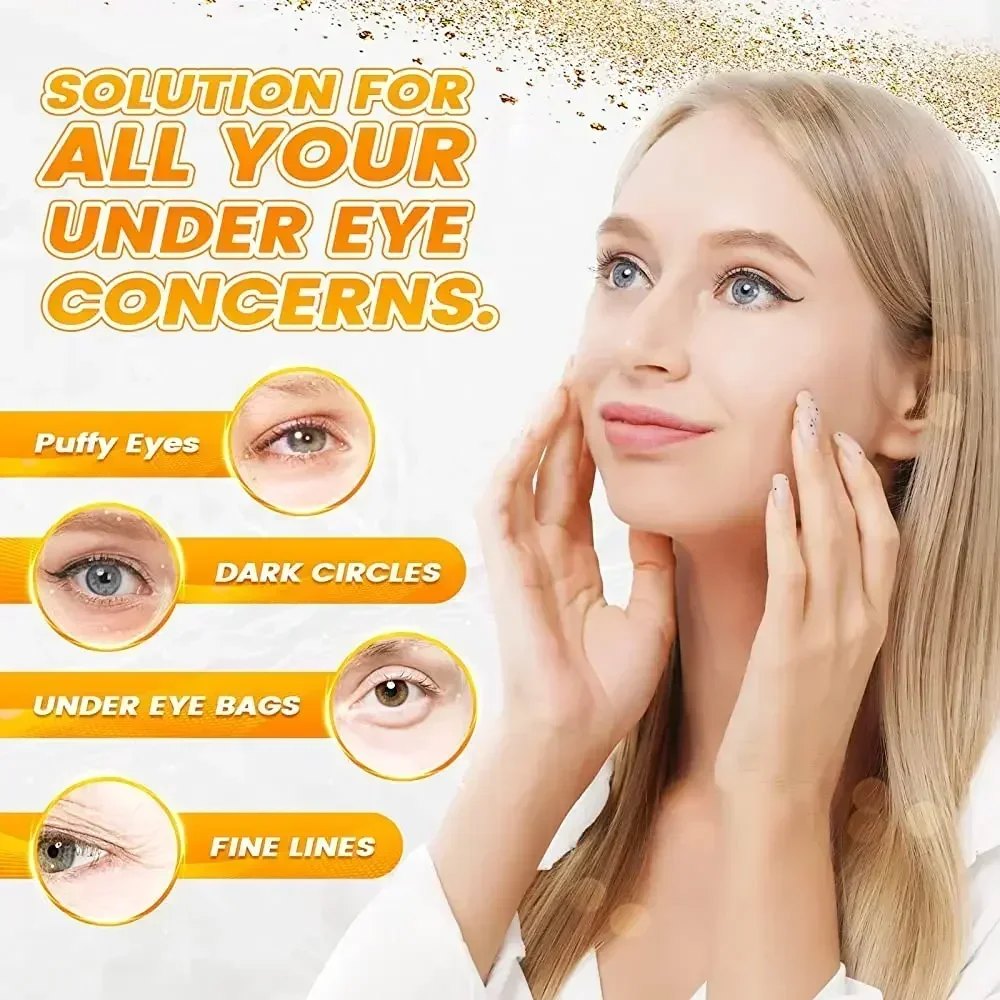 Creme para os olhos anti-rugas, olheiras, remove bolsas para os olhos, inchado, reduz rugas, linhas finas