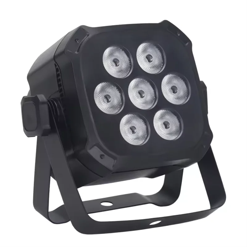Stage lighting 7x8W RGB Full Color LED Par light Disco Party Wedding DJ Bar DMX LED wash effect light Stage event show