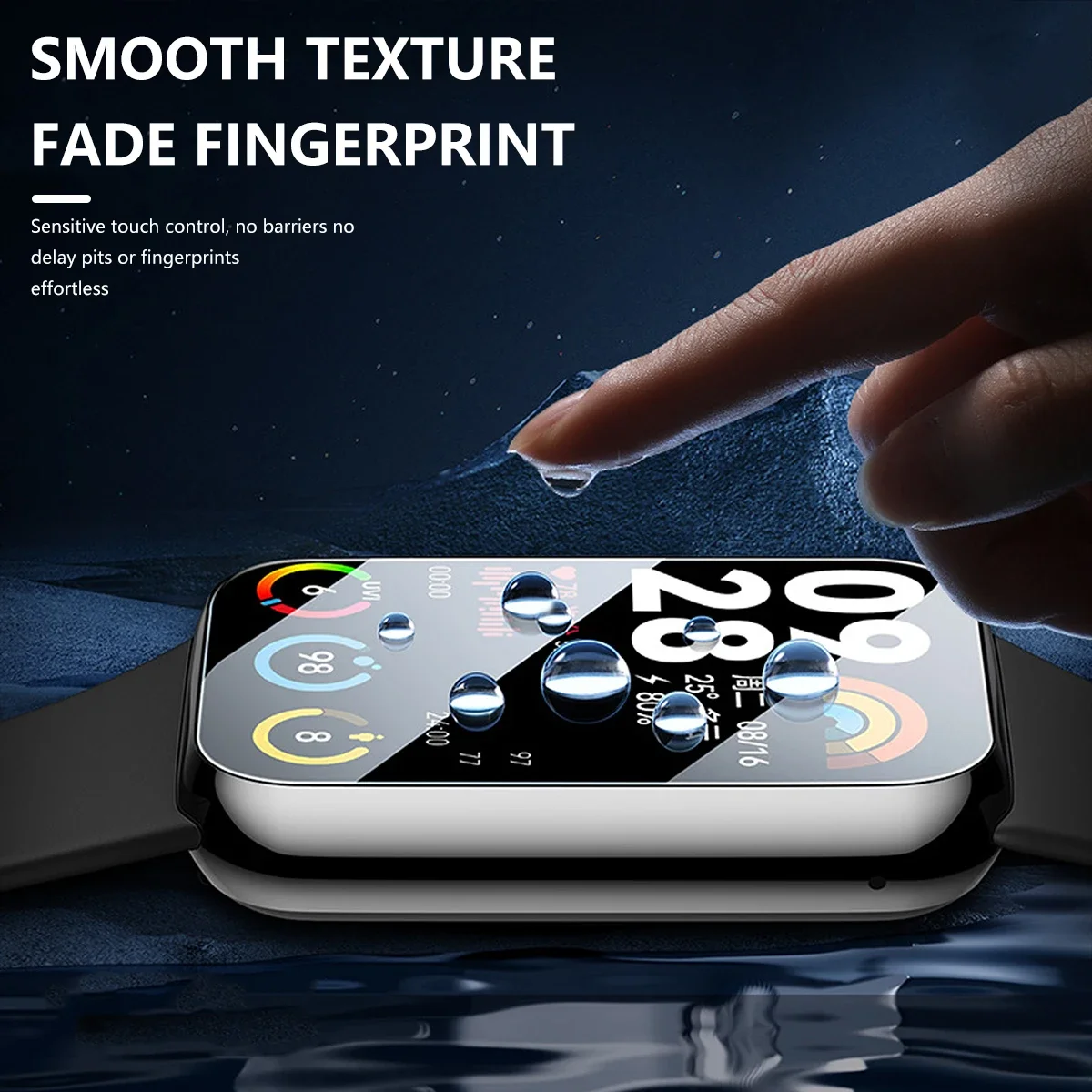 9H Premium Tempered Glass for Xiaomi Redmi Watch 4 Smart Watch Clear HD Screen Protector for Mi Redmi Watch 4 Protective Film image 6