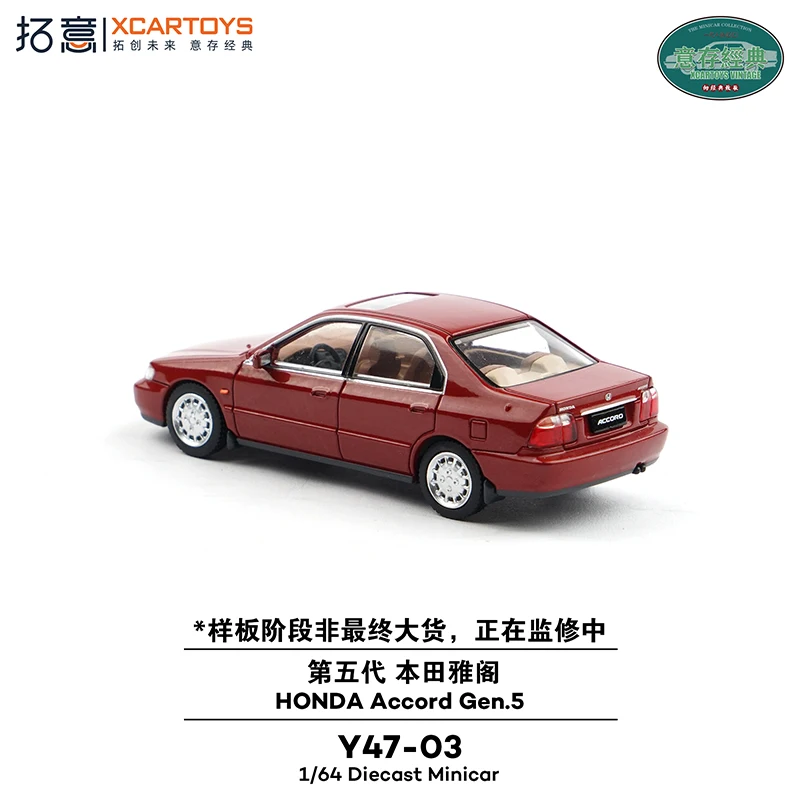 Fotografia 3: Diecast escala 1:64 Toyi modelo de carro de liga Honda Accord de 5a geração