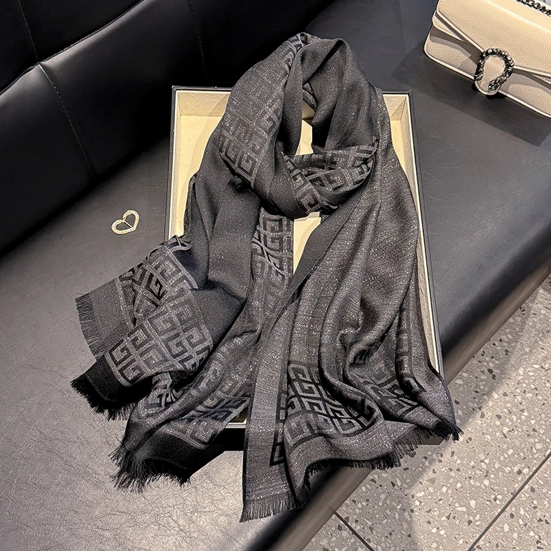Latest Luxury Brand Bohemia Hijab Scarf Long Muslim Shawl Female Foulard Soft Turban Head Wraps For Women Headband Pashmina 2025