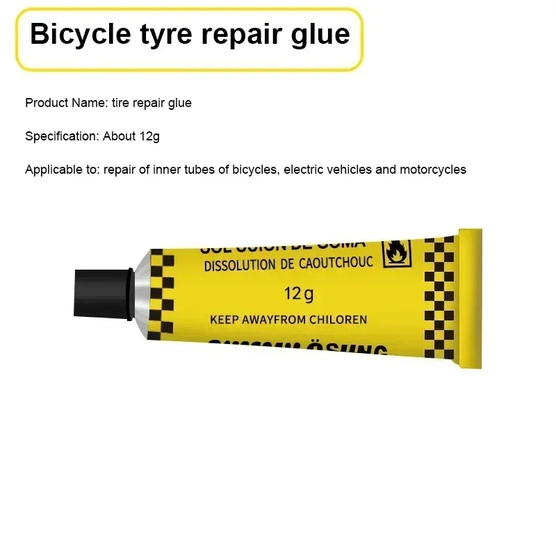 Car Tire Repairing Glue Motorcycle Bicycle Tyre Inner Tube Puncture Repair Tools Bike Trye Tire Patching Repair Glues Universal