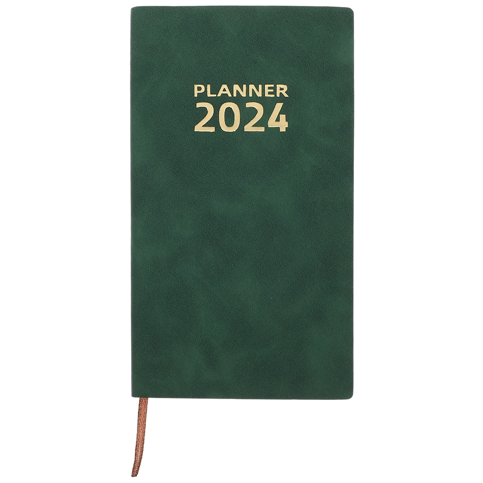 

2024 Agenda Book Yearly Planner Notebook Schedule Notebooks Notepad Delicate The