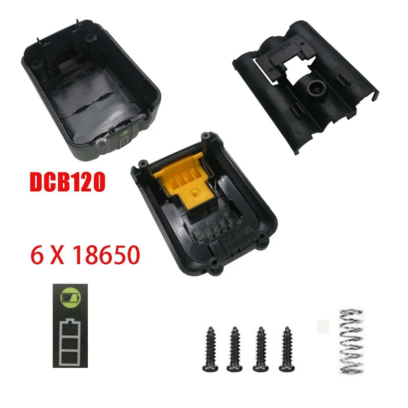 DCB120 بطارية علبة بلاستيكية PCB شحن حماية لوحة دوائر كهربائية صندوق لديوالت 10.8 فولت 12 فولت بطارية ليثيوم أيون Dcb125 Dcb127