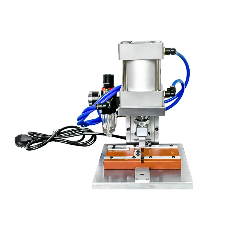Pneumatic Press 40p Cable Adjustable Crimper Wire Harness Automatic Stamping Machine FC Gray White Cable Computer Press