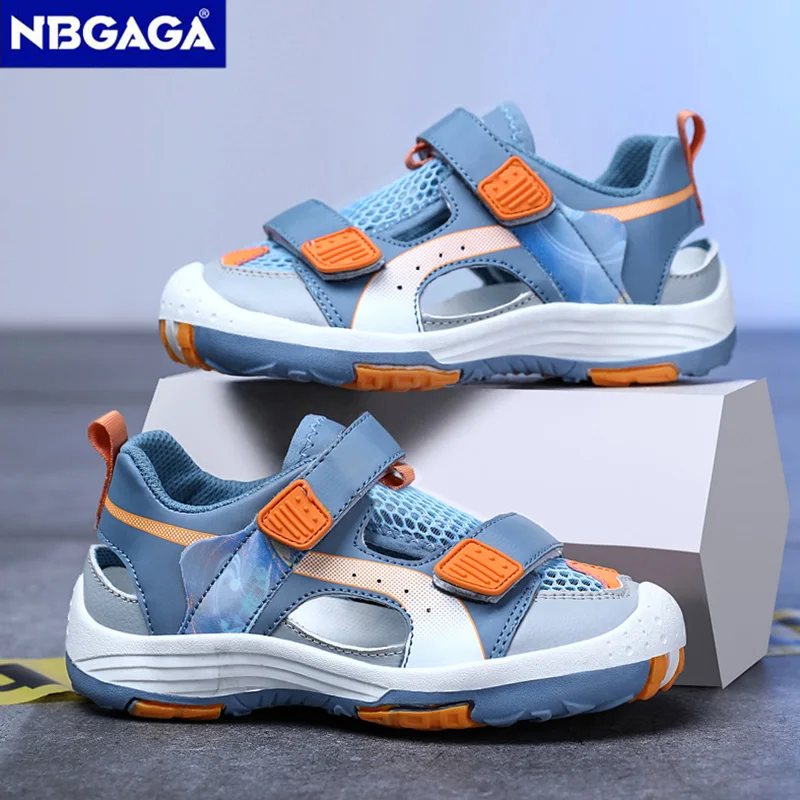 Summer Breathable Sport Sandals for Children Boys Outdoor Casual Beach Shoes Comfortable Non-slip Kids Fashion Sandal