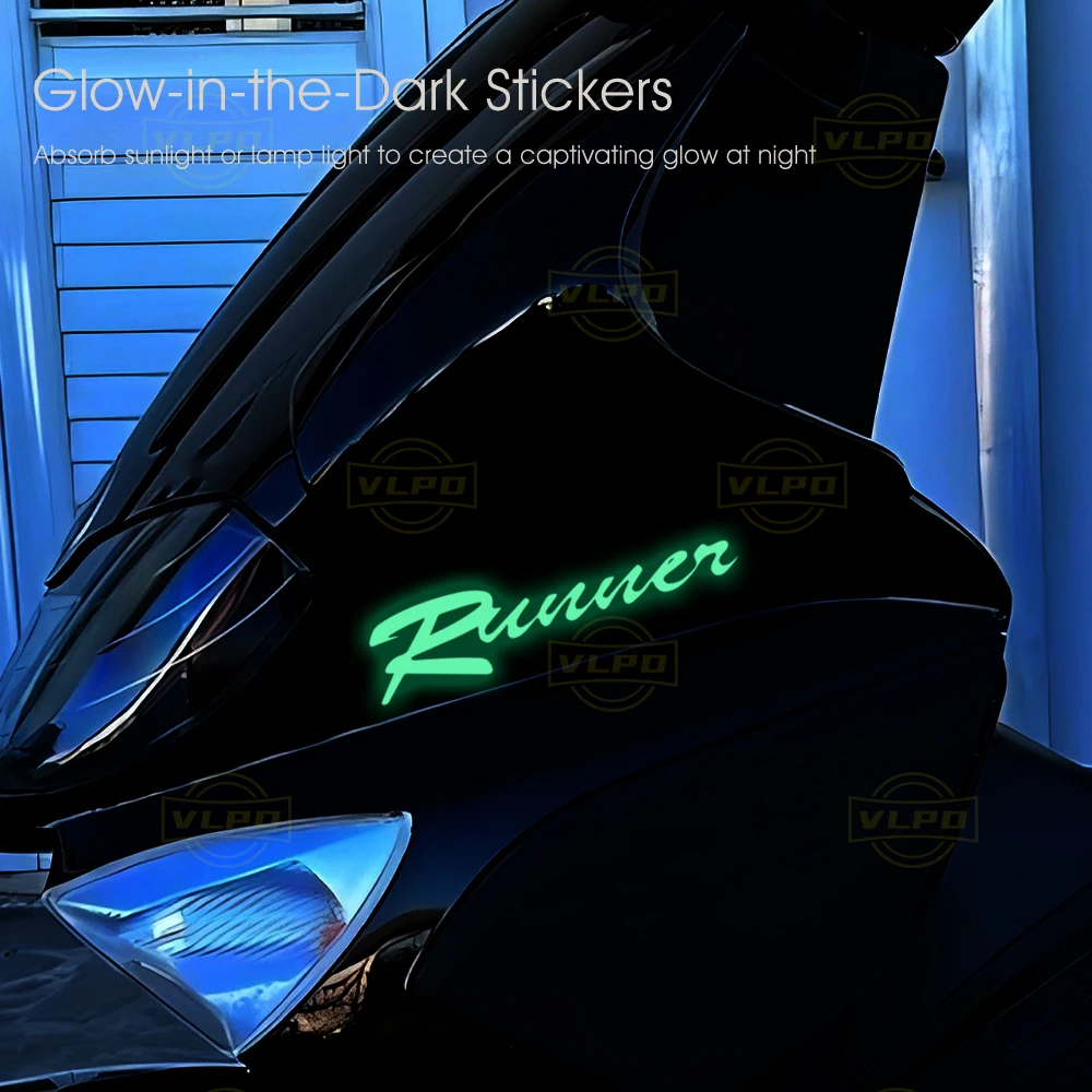 Motorcycle Glow Stickers Waterproof Decal for Gilera Runner 50 SP 125 ST 180 Accessories