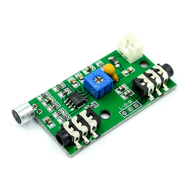 1set Microphone Amplifier Module Of Microphone Pickup Gain Adjustable Audio Amplifier Circuit AC Signal Amplifier Board