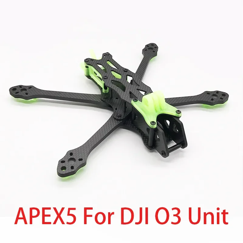 Strong APEX 5 inch 225mm Wheelbase Carbon Fiber Quadcopter Frame Kit 5.5mm Arm for DJI O3 Air Unit Drone Model