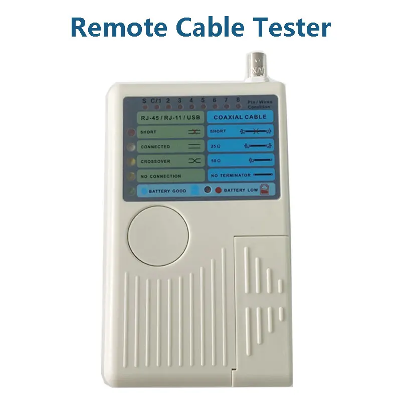 

Professional Multi Function 4 In 1 Network Cable Tester RJ45/RJ11/USB/BNC LAN Cable Cat5 Cat6 Wire Tester