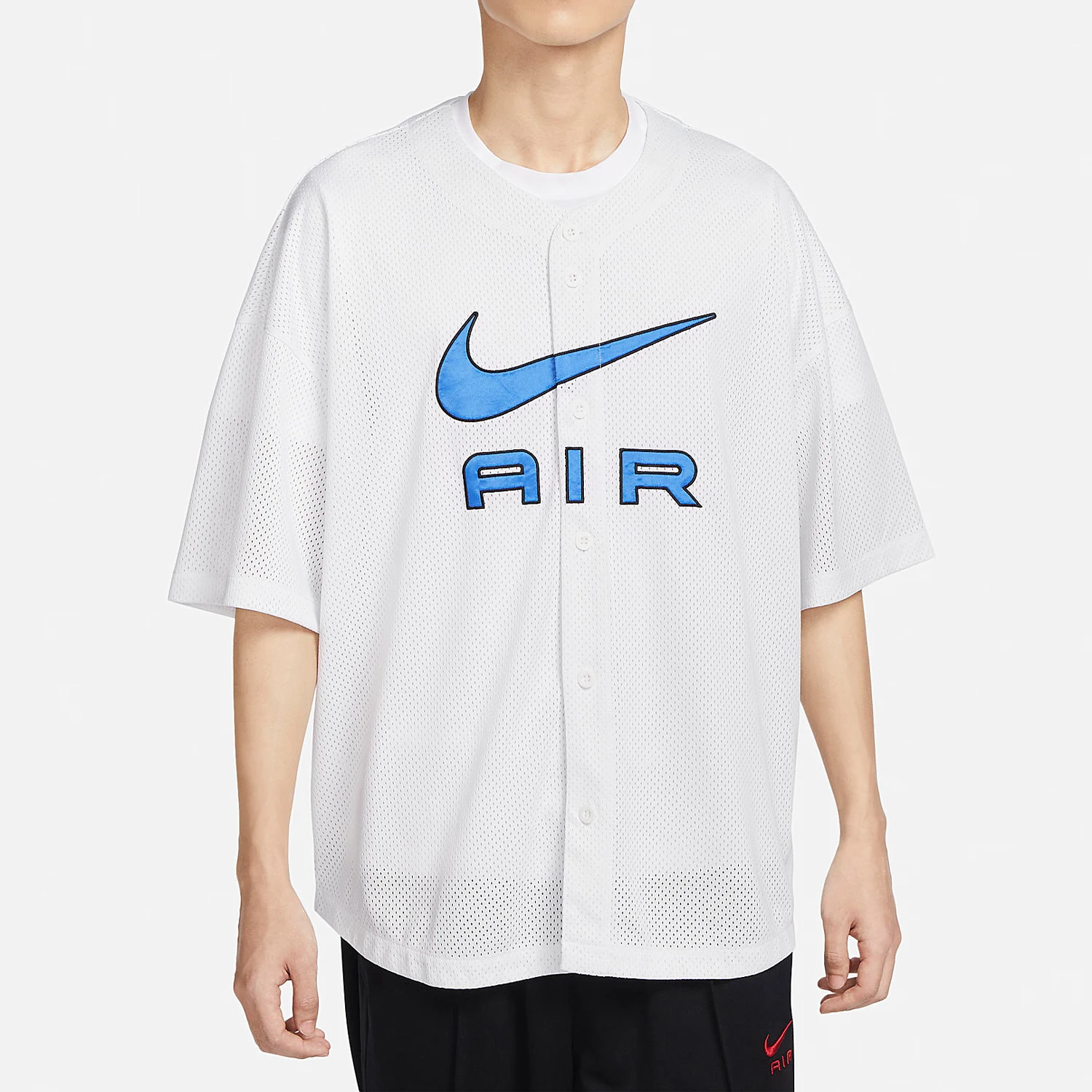 

Мужская вязаная дышащая свободная куртка Nike с короткими рукавами FN2149-121