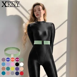 XClocKNYoung Belt Silk Skating Sports Fitness Plastic Waist satin glossy Belt Decoration Buckle Waist Glossy Decorative Belt