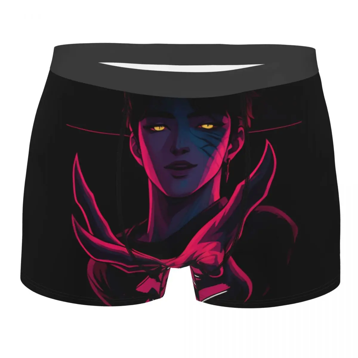 

Jinu Saja для мальчиков Kpop Demon Hunters Fan Art нижнее белье мужские трусы-боксеры удобные боксеры модные таможенные трусики больших размеров