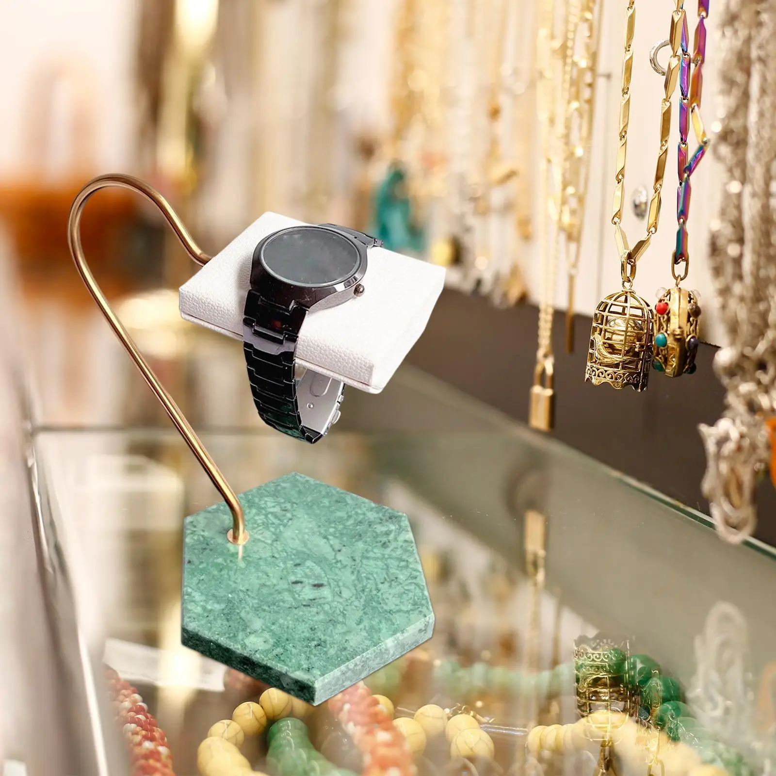 

Подставка для часов, органайзер для хранения аксессуаров, держатель-витрина для ожерелий и браслетов, для личного использования, для розничной торговли, для ювелирных изделий на прилавке