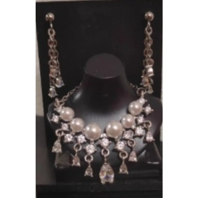 

Need 15 days process time LX1171 Handmade Toy earrings necklace Crystal diamond accessories for your 1/6 30cm babi fr fr2 doll