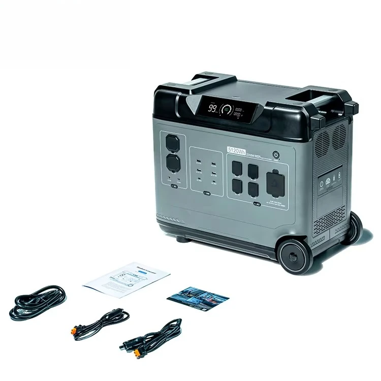 Generatore solare portatile Lifepo4 10KWH 15KHW della stazione di alimentazione di 3000W 5000W 6000W 110V 220V