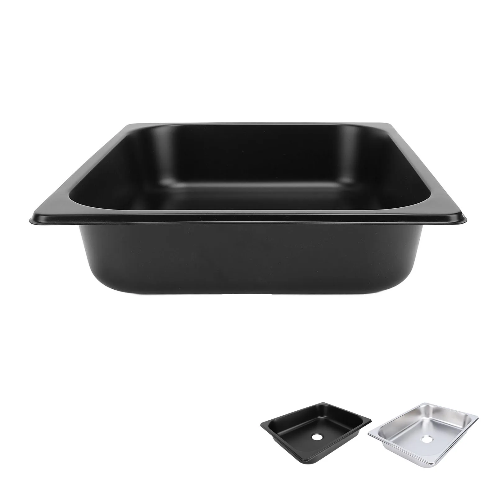 325*265*65mm RV Sink 304 Stainless Steel Drainage Square Kitchen Bathroom Wash Sink for Caravan Motorhome Boat RVs Accessories