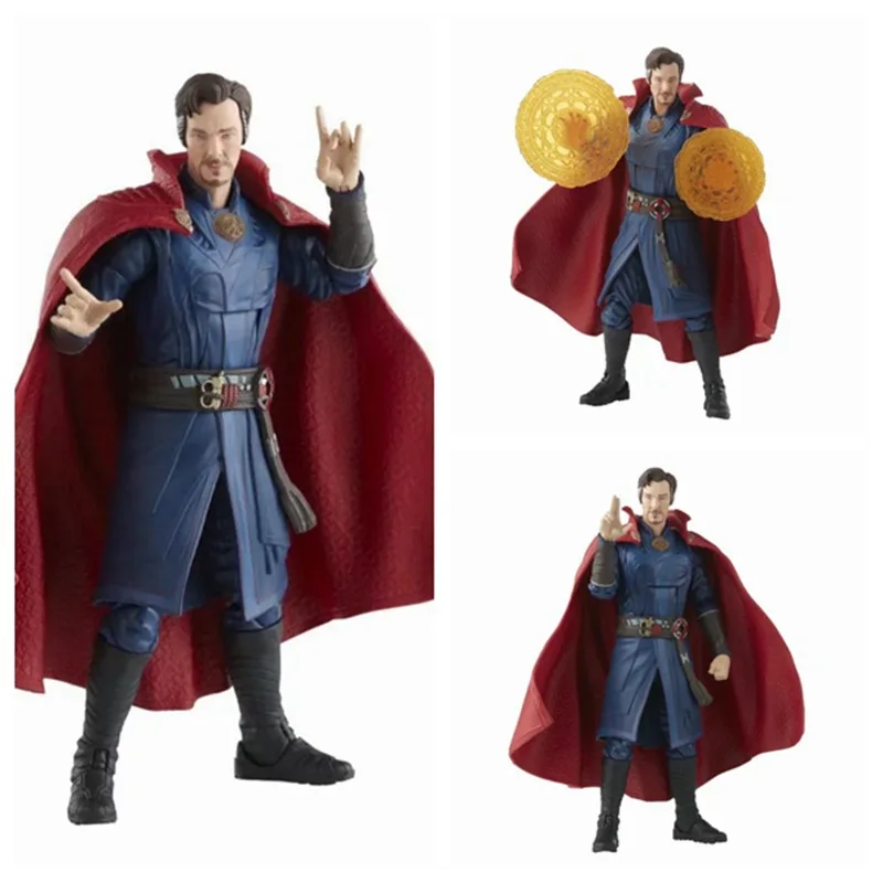 20cm Marvel Characters Avengers Dr. Strange 2 Battle of Armageddon Captain Justice Superhero Dolls Toys Children's Gifts