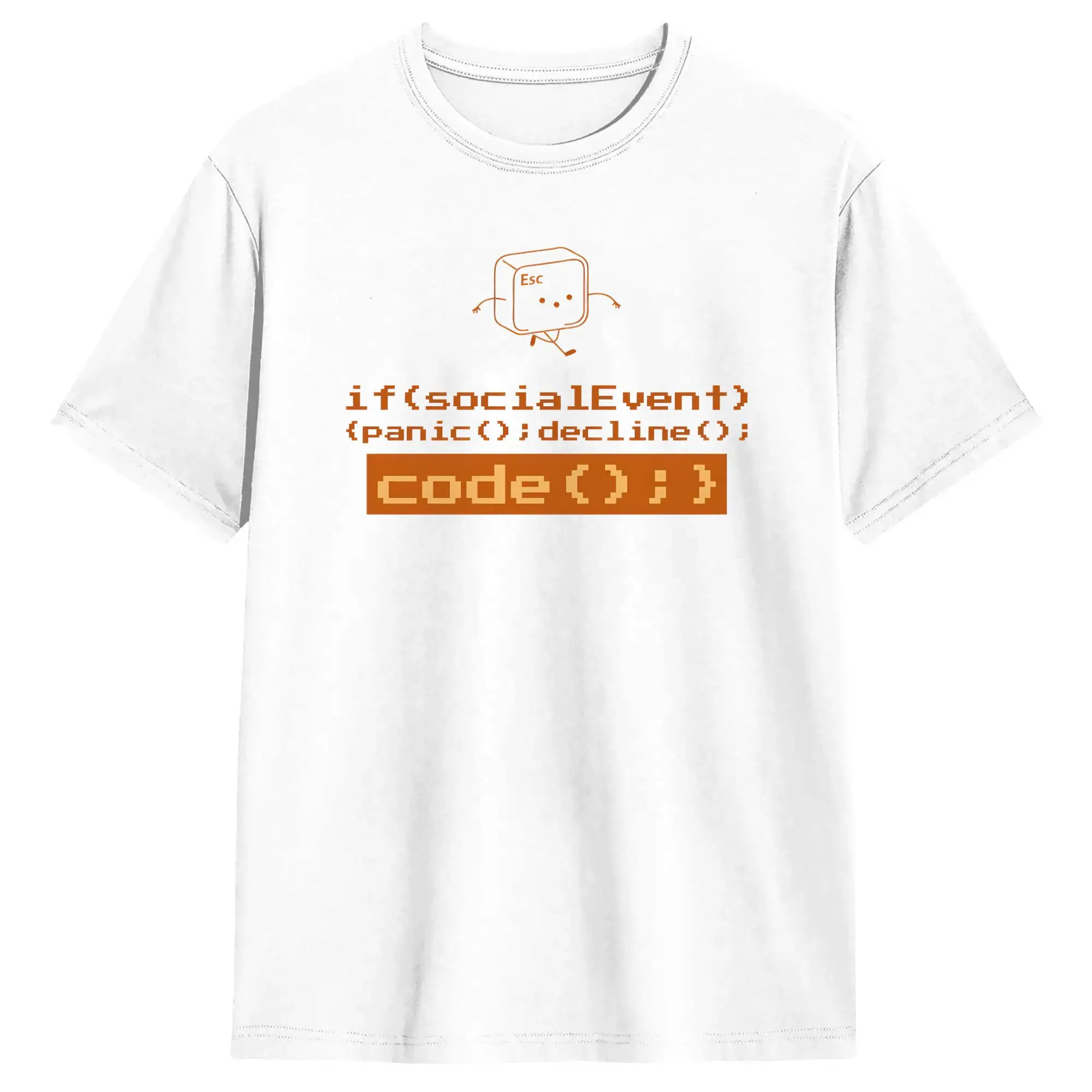Men's If Socialevent Code Claude T Shirt  100% Cotton Tops Amazing Short Sleeve O Neck Tees Classic T-Shirts