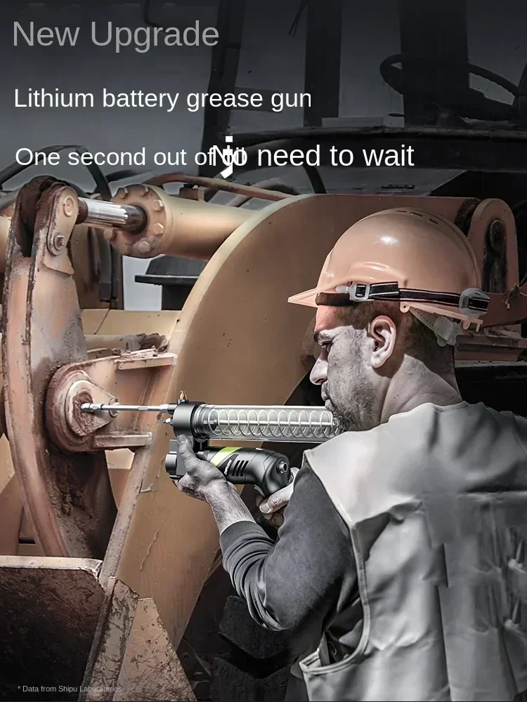 110V/220V Professional Electric Grease Gun With High-pressure Lithium Battery For Excavators BCD