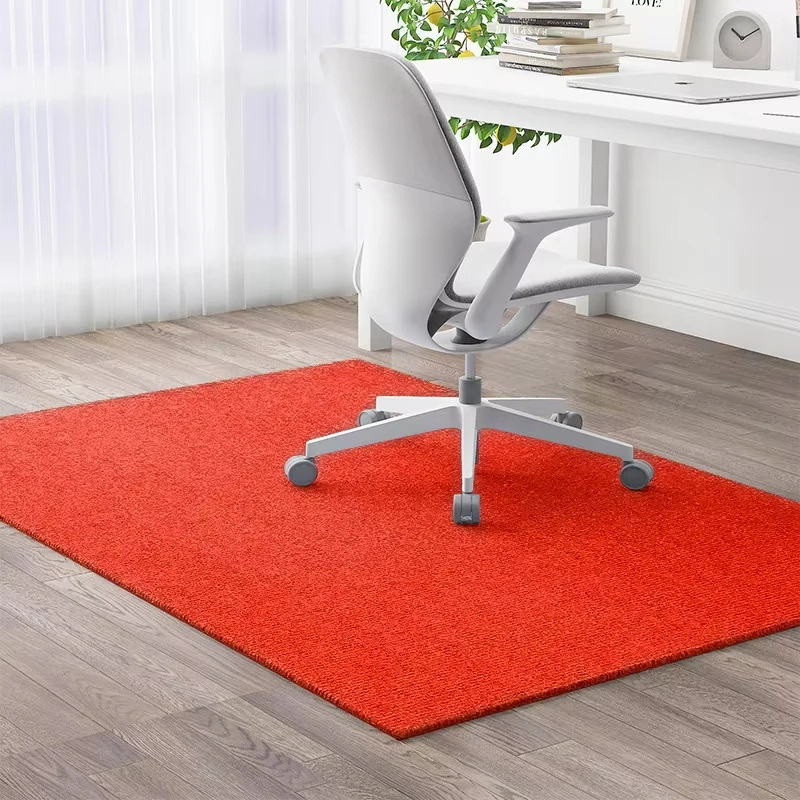VIKAMA Schalldichte Arbeitszimmer-Computerstuhl-Bodenmatte, Holzbodenschutzpolster, verschleißfester Arbeitsstuhl, Teppich, Heimdekoration – Detail 5