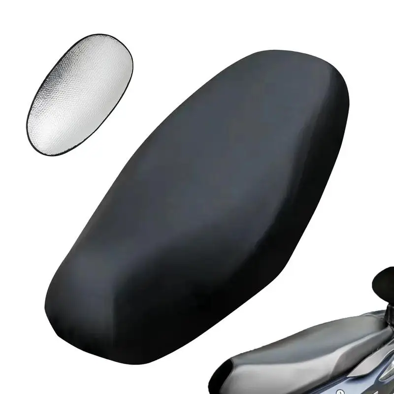 Motorcycle Seat Cover Artificial  Leather Elastic  Motorbike Scooter Cushion Rainproof  Seat Cover Protector Cover Accessories