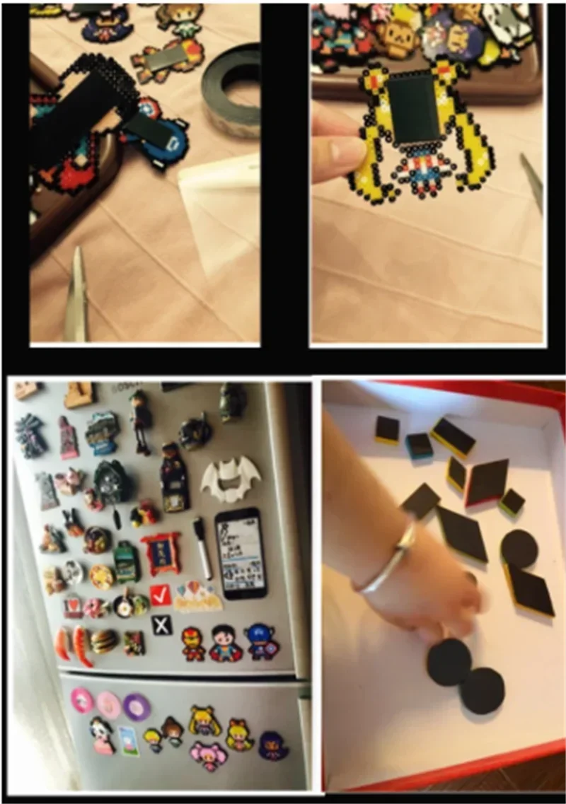 10 เมตร Self กาวยืดหยุ่นแถบแม่เหล็กยางแม่เหล็กเทปสําหรับงานฝีมือกว้าง 10 มม.15 มม.20 มม.