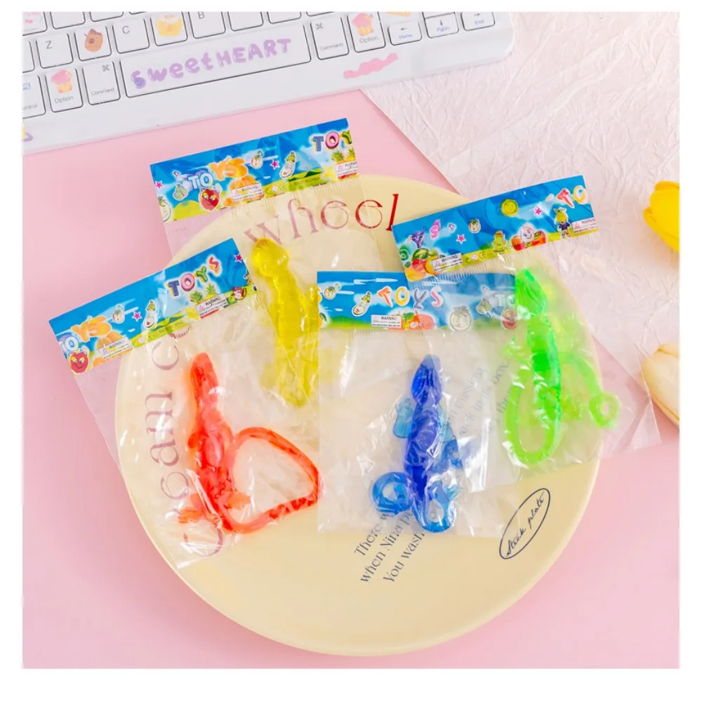 12/24/ 36Pcs Fun Colorful Sticky Climbing Gecko Kids Party Supplies Birthday Gifts Halloween Christmas Carnival Gift Decoration