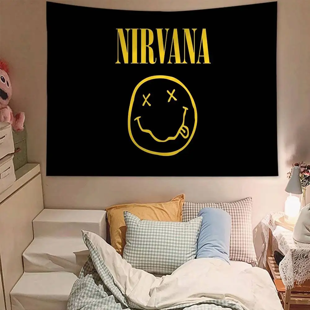 N-NirvanaS Printed Large Wall Tapestry Hanging Tarot Hippie Wall Rugs Dorm Home Decor
