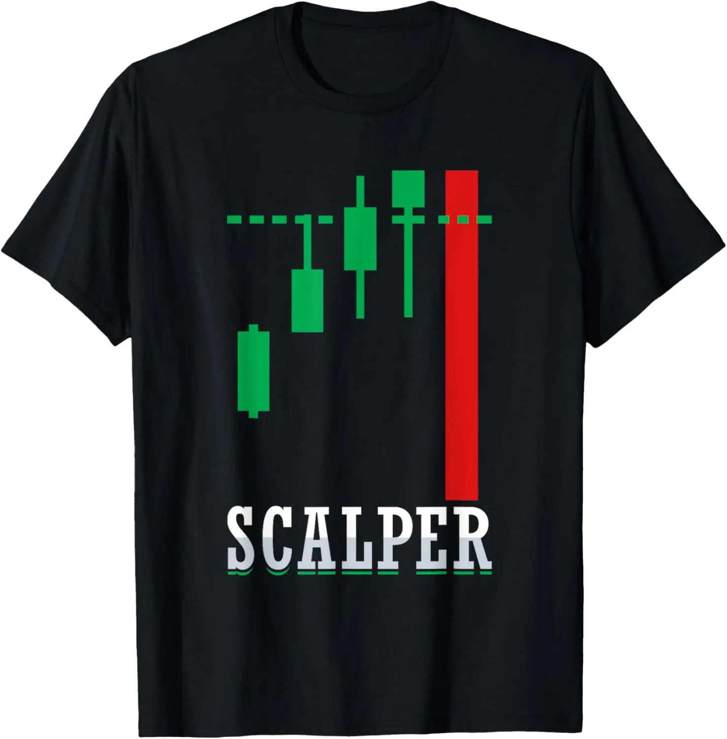 Scalper Trader Stock Market Forex Crypto Gift for Dad Trader T-Shirt