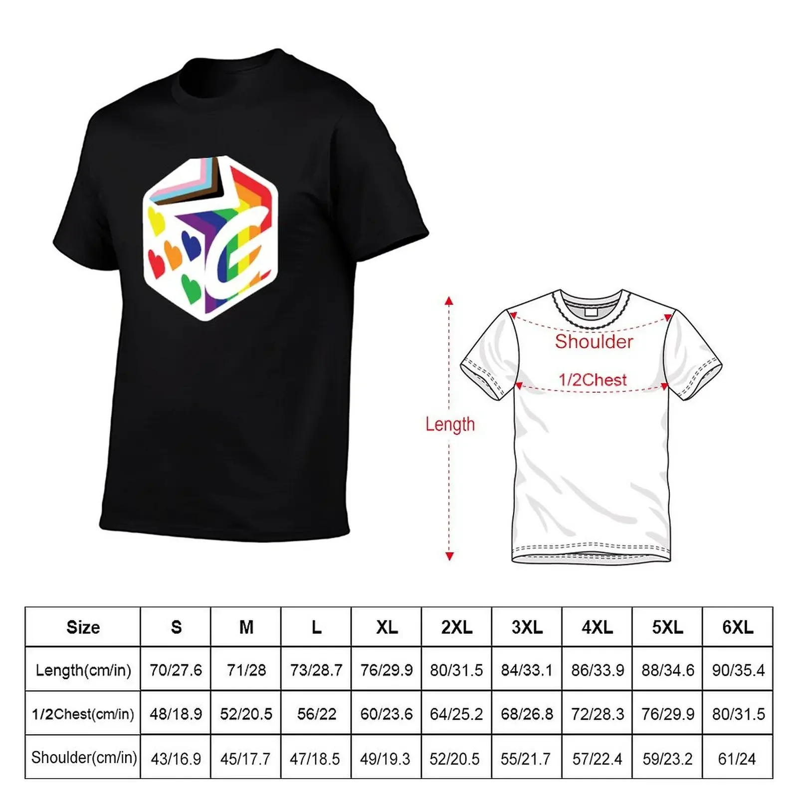 GTG Dice Pride T-Shirt Aesthetic clothing for a boy korean fashion cheap stuff vintage t shirt men