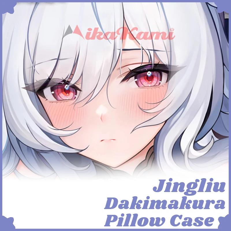 

Jingliu Dakimakura Honkai Star Rail Pillow Case Full Body Sexy Hugging Cushion Cover Pillowcase Home Bedding Decor Otaku Gift