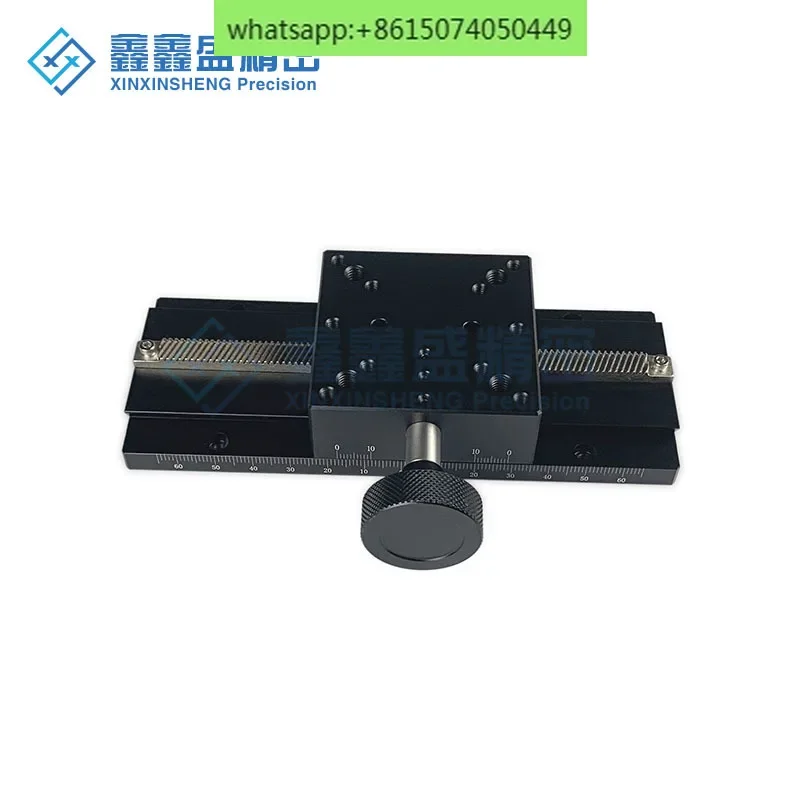 

X/Z axis lifting rod CCD camera bracket, rack and pinion, manual fine-tuning dovetail sliding table displacement platform