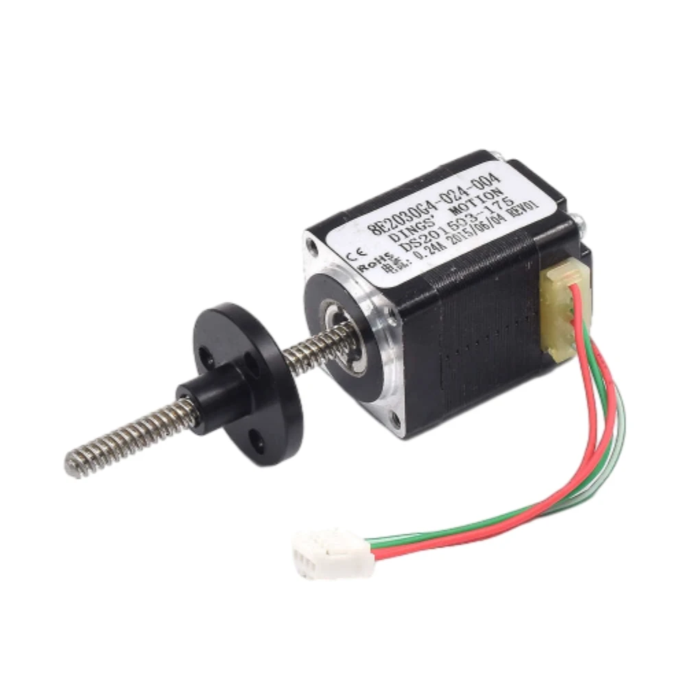 2-Phase 4-wire Stepper Motor 0.24A 1.8 Degree 20-step Motor Precision  T-type 2030 Screw Telescopic Linear Stepper Motor