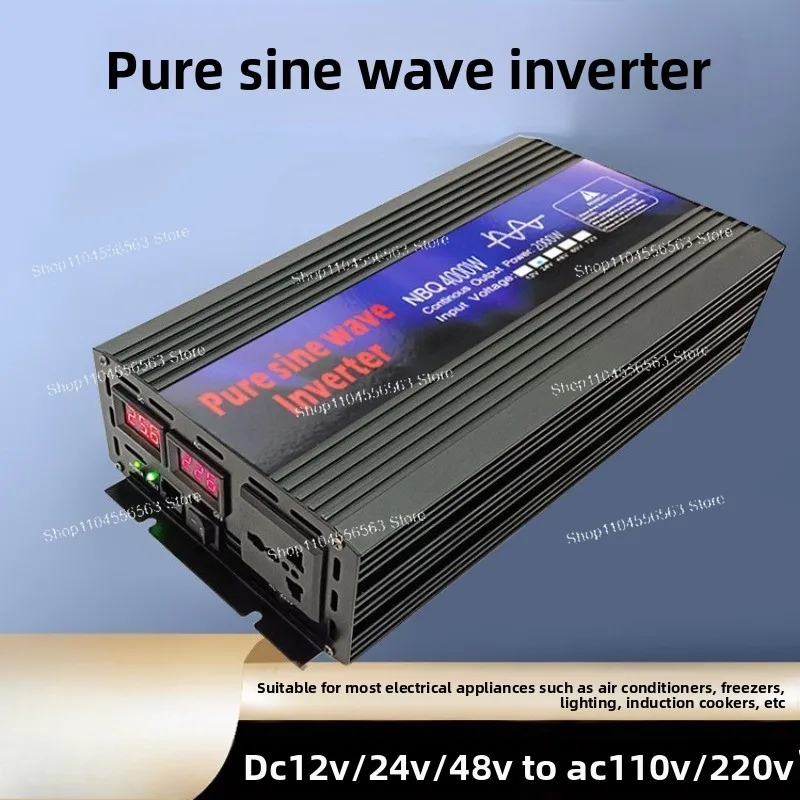 Pure Sine Wave Inverter 12V24V48V To 110V-220V3000W Household Inverter