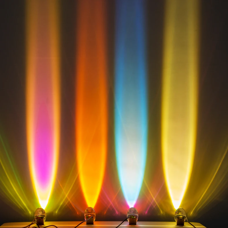 Marpou LED Crystal Night Light Egg-shaped Colorful Creative Projector Angel Eyes LED Bedside Table Lamp Ambiance Gift Home Decor