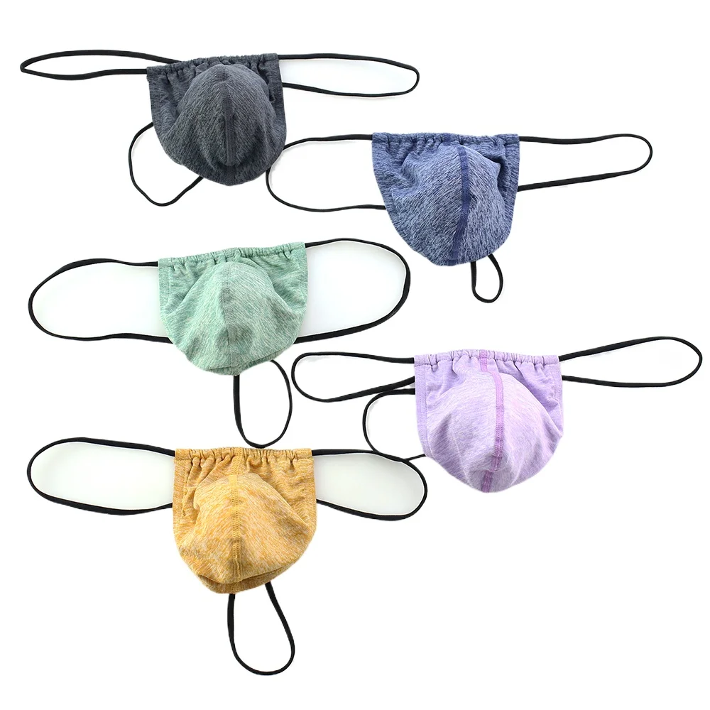 

Fashion Men's Underwear Soft G-strings Thongs Low Waist Breathable T-back Underpants