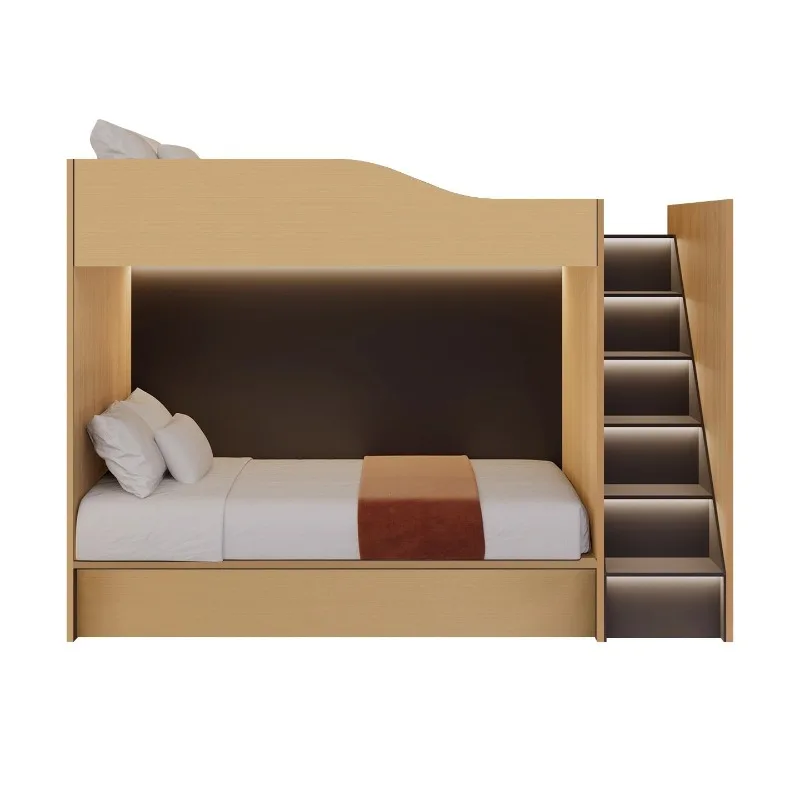 Special double-layer double-bunk dormitory for e-sports room, youth hostel, homestay furniture, space capsule, high and low beds