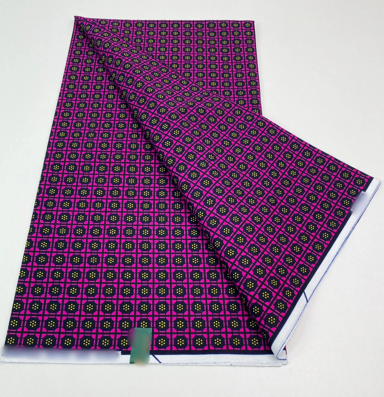 Lates حقيقي الهولندية الأفريقية الشمع يطبع Hollandais الشمع الحقيقي 100% فساتين قطنية عالية الجودة نيجيريا الباتيك الشمع النسيج Tissu #5