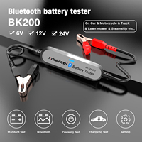 KONNWEI BK200 BT 5.0 Car Motorcycle Truck Battery Tester 6V 12V 24V Battery Analyzer 2000 CCA Charging Cranking check Tool