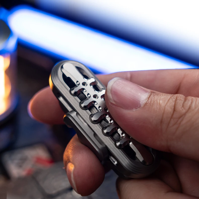 WANWU EDC 外骨格機械式磁気スライダーそわそわおもちゃ大人の感覚
