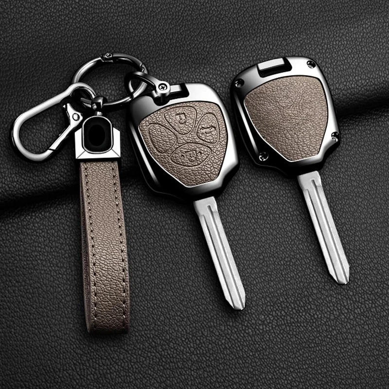 

Suitable for Toyota key protection case Corolla key bag Toyota foldable key modification shell buckle personalized high-end