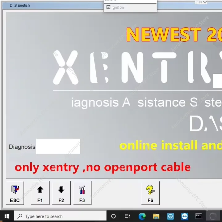 

Новейшая программная машина или грузовик Xentry 2025.06, только для установки сканера MB STAR C6, онлайн