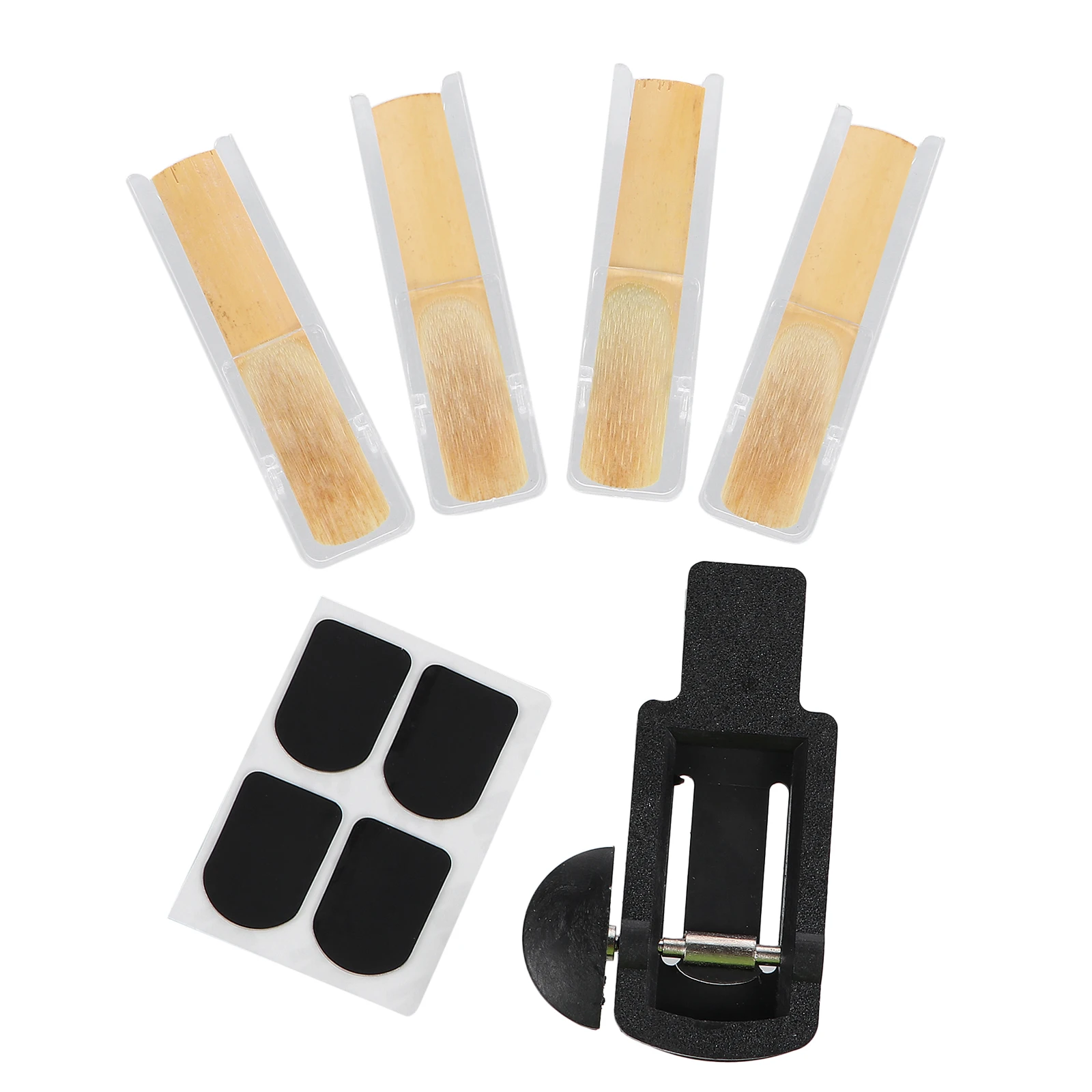 

1 set Clarinet Trimmer Set Corrector Mouthpiece Pads Black Tube Woodwind Instrument Accessories Clarinet Mouthpiece