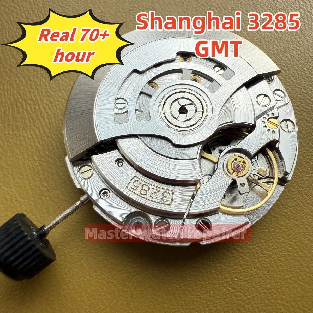 Real 72 hour power shanghai 3285 GMT master automatic mechanical movement blue balance wheel Men watch 4 hand VR3285 for 126710